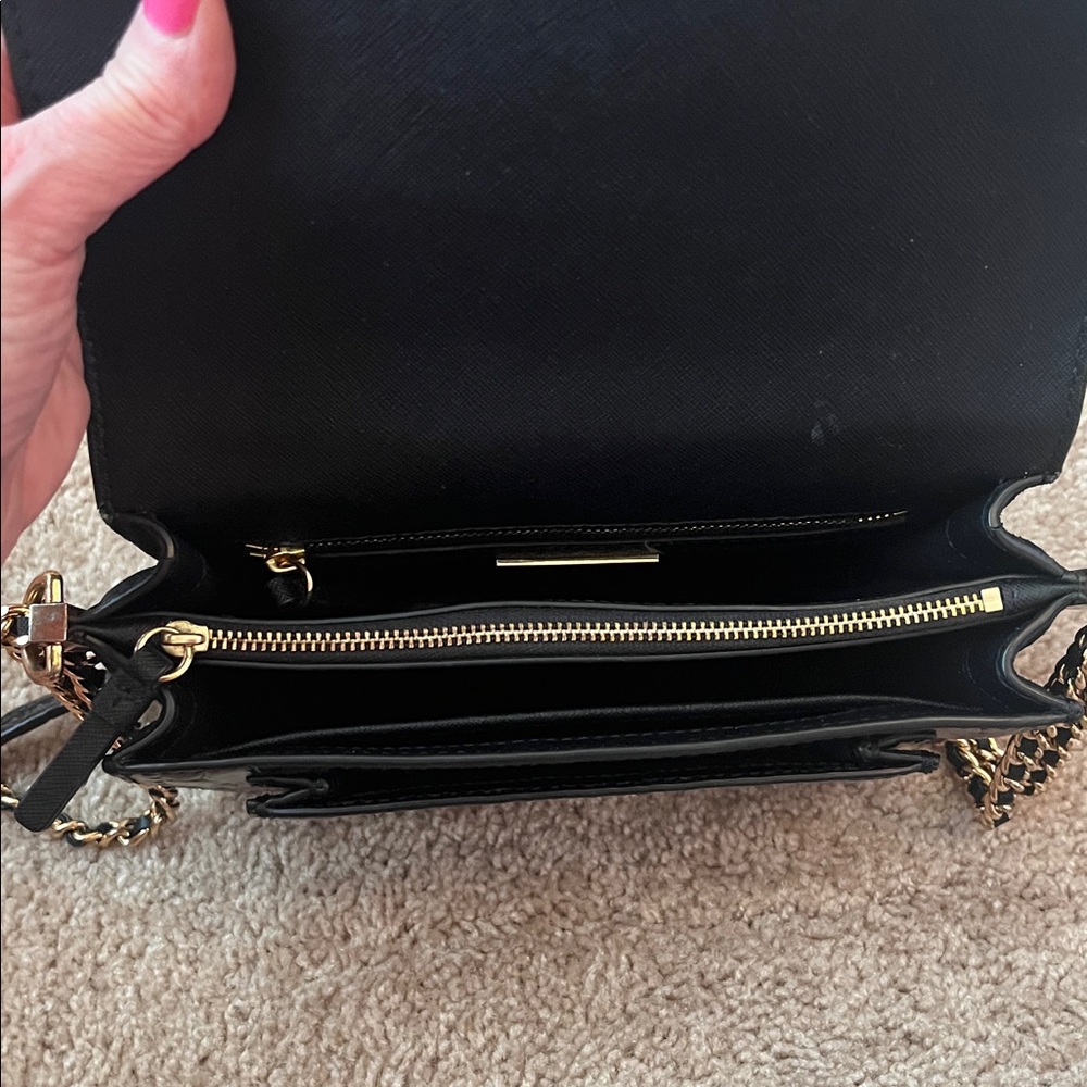 Tory Burch Croc Embossed Shoulder/Crossbody Purse - Picture 9 of 15